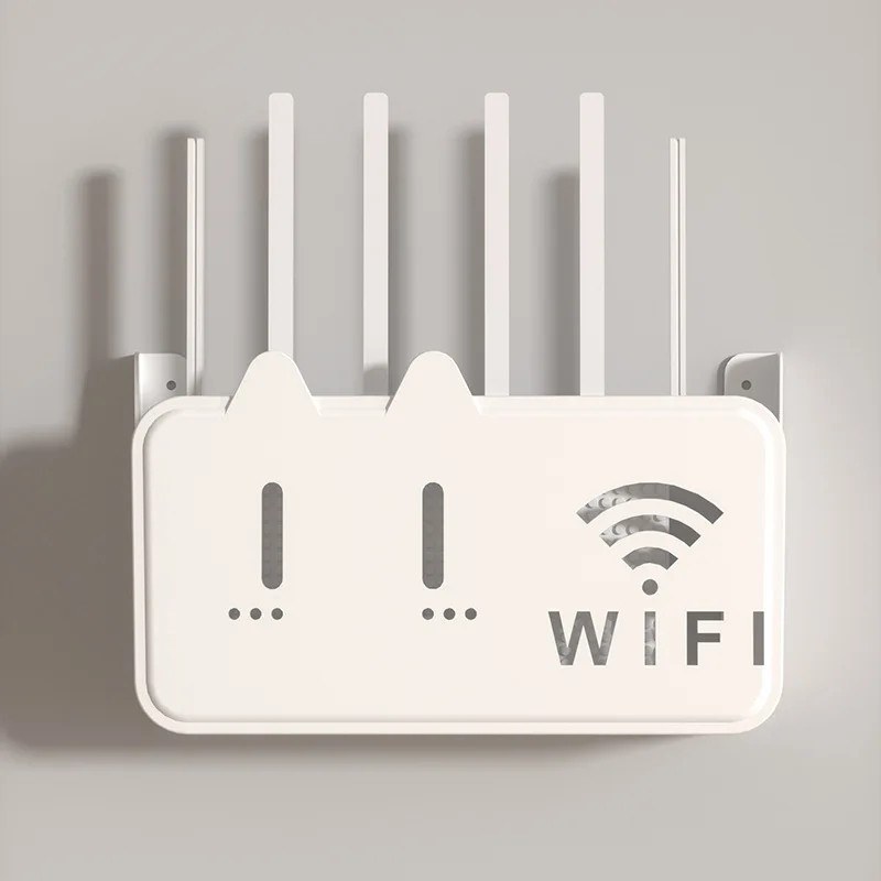 Smart Self Adhesive WiFi Router Cover Box – No Drill, Dustproof