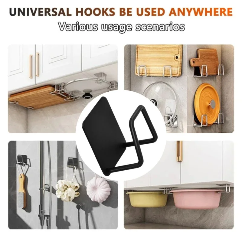 4PCS Stainless Steel Kitchen Sponge Holder | Wall Mounted Sink Sponge & Dish Cloth Storage Rack