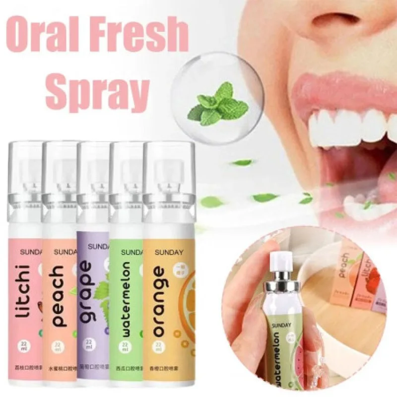 22ml Instant Bad Breath Remover Natural Herbal Mouth Mist Spray - 000833