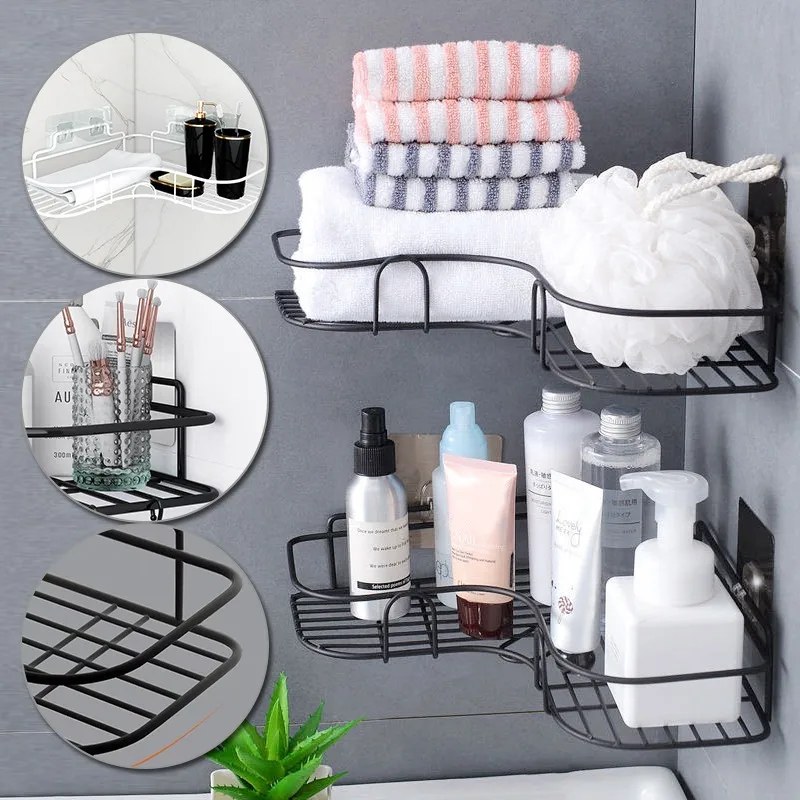 1Pcs Stainless Steel Bathroom Corner Shelf