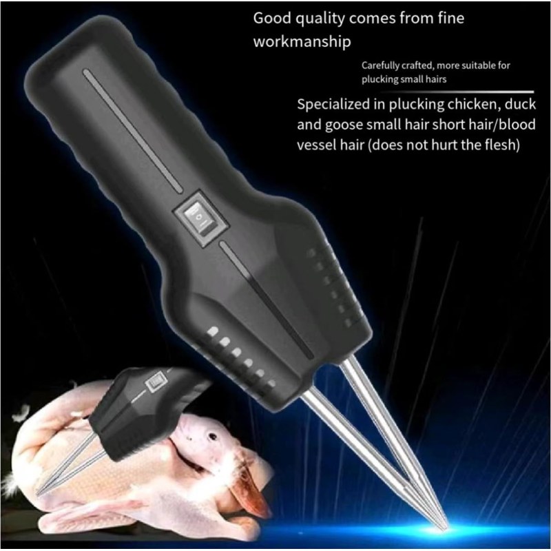  Electric Quick Poultry Pluckier Machine Portable Chicken Feather Remover Hair Remove Tool-000815