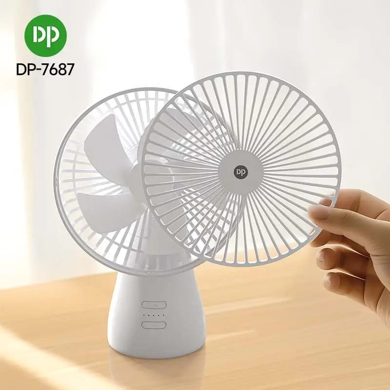 DP-7687 2-in-1 Hanging & Desk Fan. 13W Brushless Motor Auto-Oscillating_000878