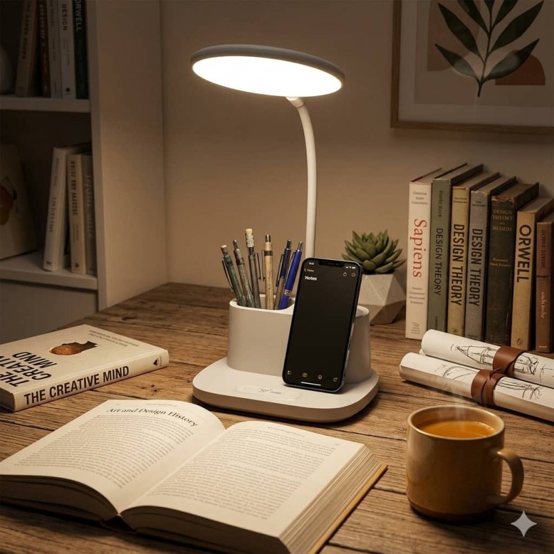 YG-8049D Portable USB Rechargeable LED Folding Desk Reading Table Lamp