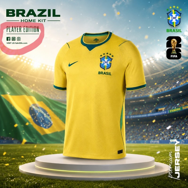 Brazil Fifa World Cup Home Jersey
